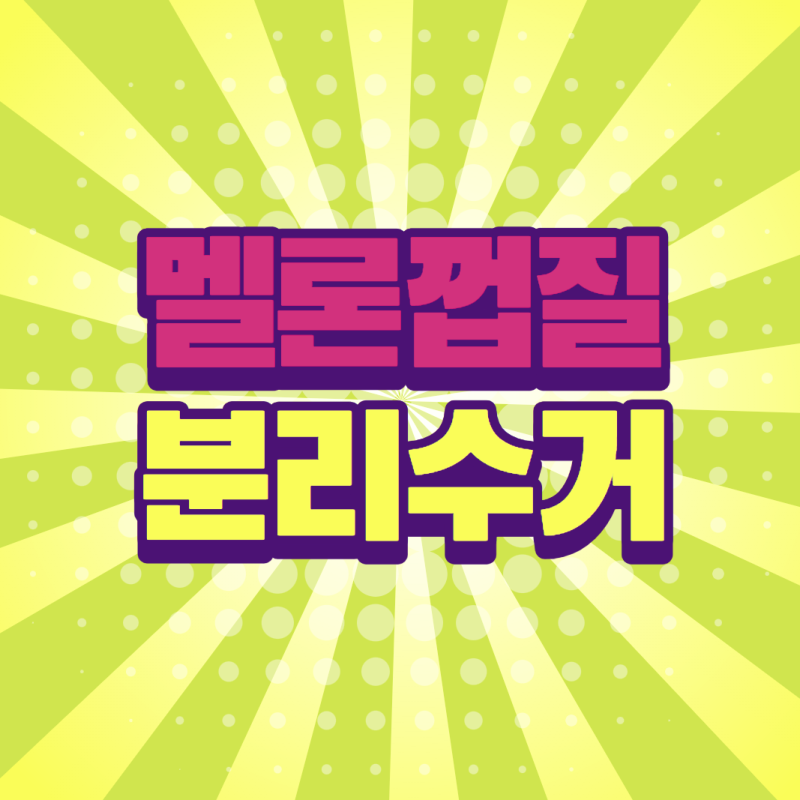 멜론껍질 분리수거, 쓰레기 버리는법! 음식물일까 일반쓰레기일까?
