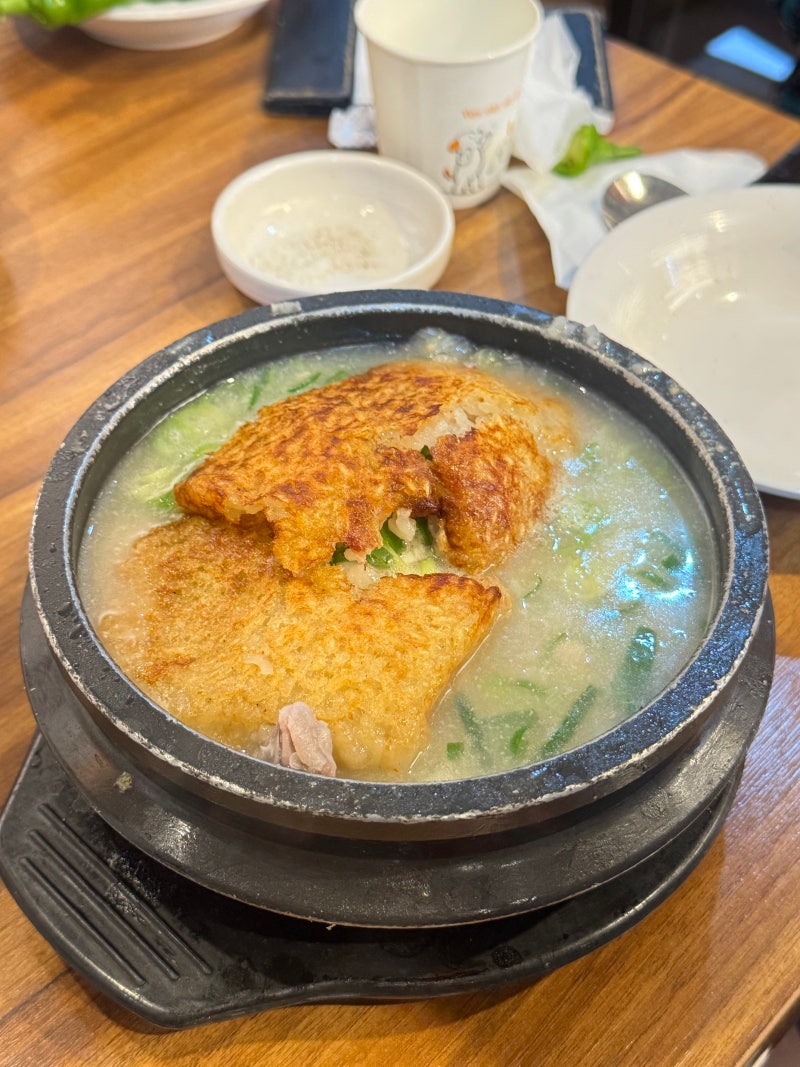 삼계탕 최애 맛집 천안 이우철한방누룽지삼계탕 본점 40분 웨이팅 끝에 완뚝