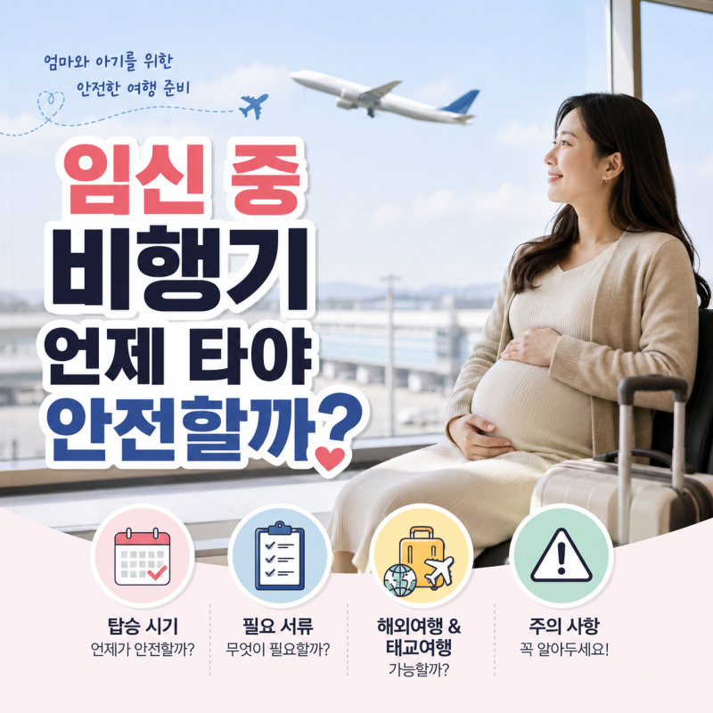 임신 중 비행기 언제 타야 안전할까? 임산부 탑승 시기부터 해외여행 태교여행 주의 사항 및 ....