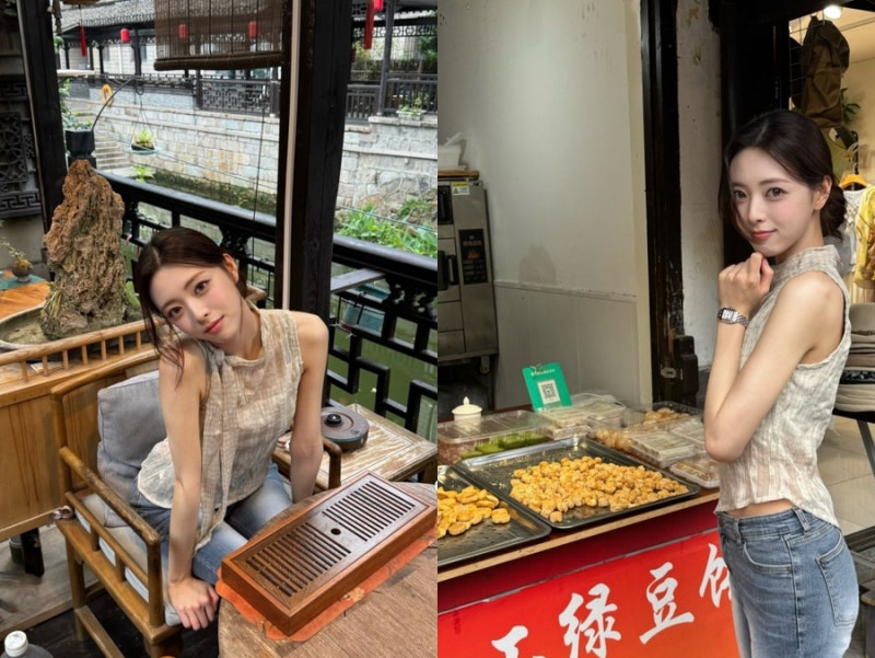 이게 2만원대라고? 있지 유나 인스타 사복 여리핏 리본 블라우스 정보