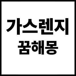 가스레인지 꿈해몽 총정리｜가스레인지 불 켜는 꿈, 가스불이 활활 타는 꿈, 가스레인지가 ....