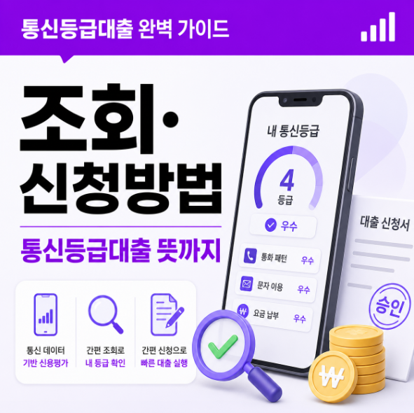 통신등급대출 뜻과 조회 신청 방법을 처음 알아본다면?