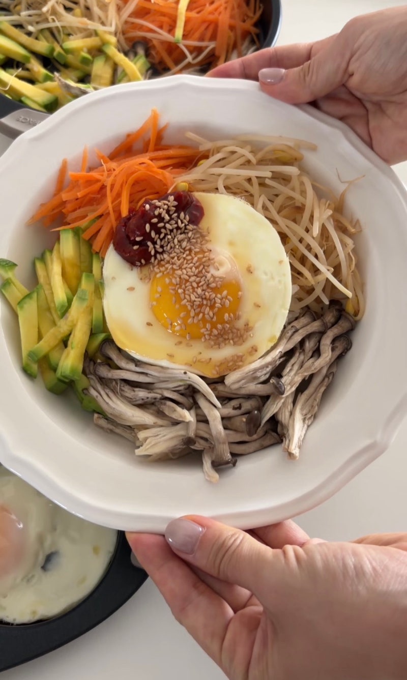 초간단 비빔밥 만들기/ 전자레인지 비빔밥/비빔밥 만드는 법