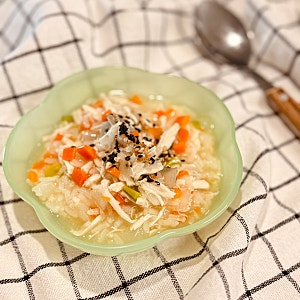 찹쌀 닭죽 끓이는법 닭가슴살 닭죽 레시피