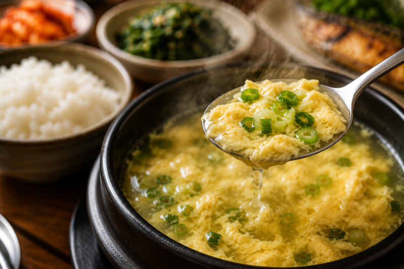 초간단 계란국 레시피, 5분이면 완성! 실패 없는 부드러운 계란국 끓이는 법