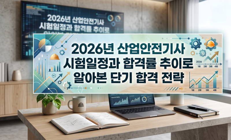 2026년 산업안전기사 시험일정과 합격률 추이로 알아본 단기 합격 전략