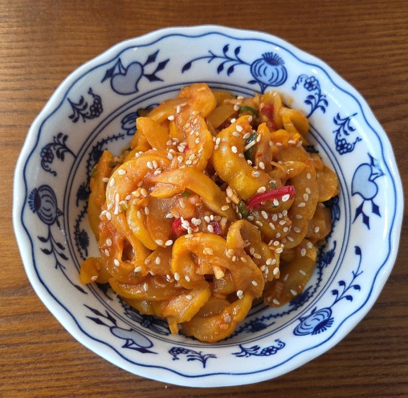 식감 천재 꼬독꼬독 참외장아찌 무침 만드는법 참외 고추장 양념무침 레시피