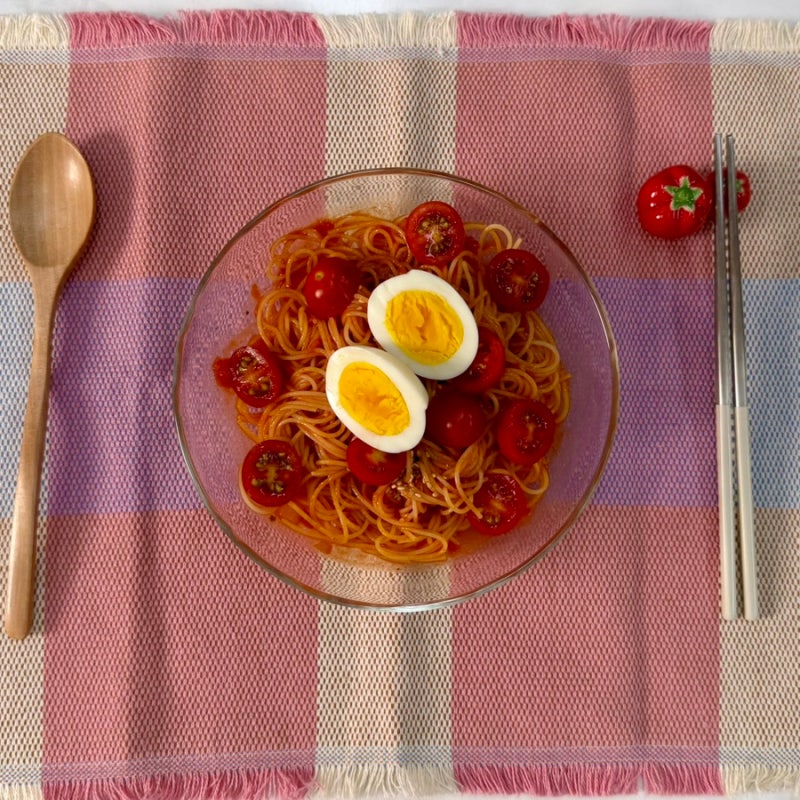 비빔파스타 조리법, 저당 초장과 토마토페이스트 조합의 맛있는 소스 레시피 추천