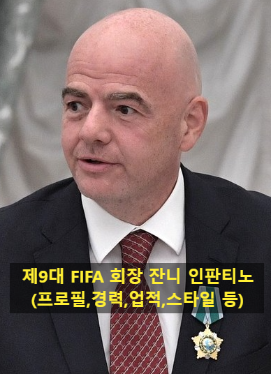 제9대 FIFA 회장 잔니 인판티노(프로필,경력,업적,스타일 등)