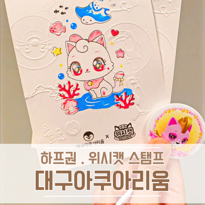 대구아쿠아리움 하프권 할인, 위시캣 매직카드 스탬프 정보
