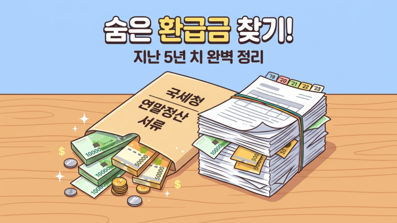 2026 종합소득세 경정청구 환급 총정리! 지난 5년 치 세금 환급받는 3가지 꿀팁