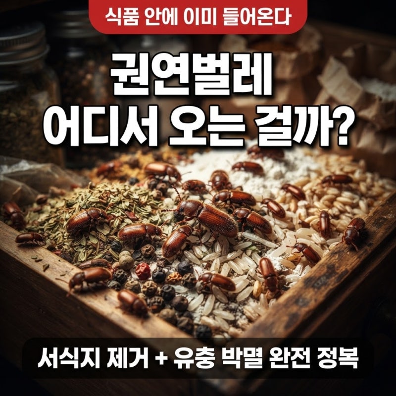"권연벌레 어디서 오는 걸까?" 서식지 제거부터 유충 박멸까지 완전 정복