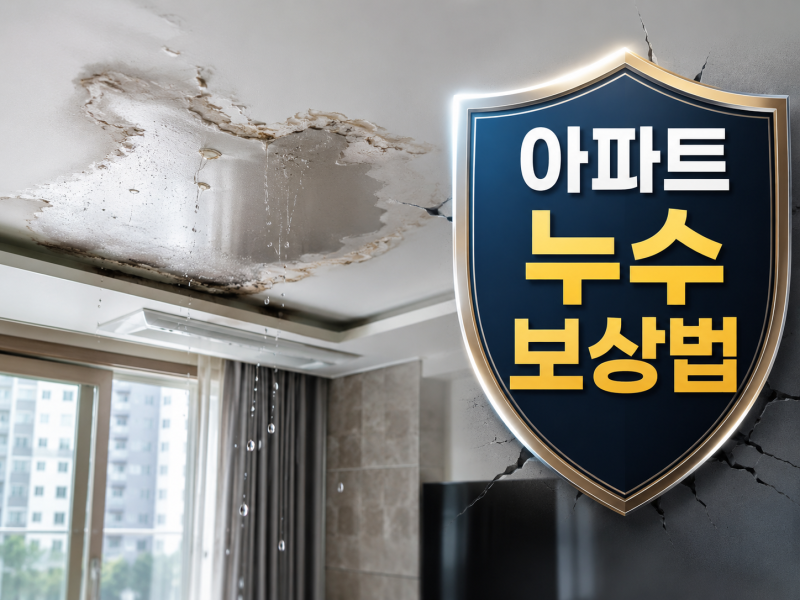 아파트 누수 피해 보상 범위 총정리: 집주인 책임 기준과 일상생활배상책임보험 신청 절차