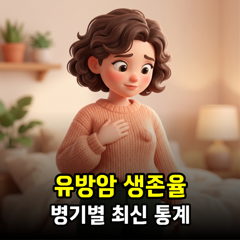 유방암생존율, 병기별 최신 통계