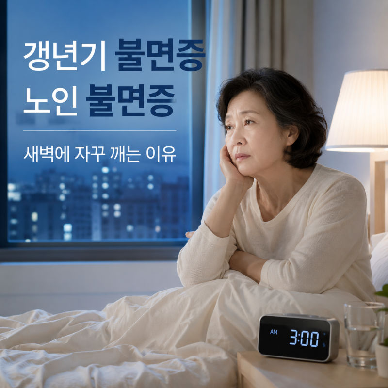 갱년기 불면증, 노인 불면증이 생기는 이유는? 깊은 잠을 위한 관리법