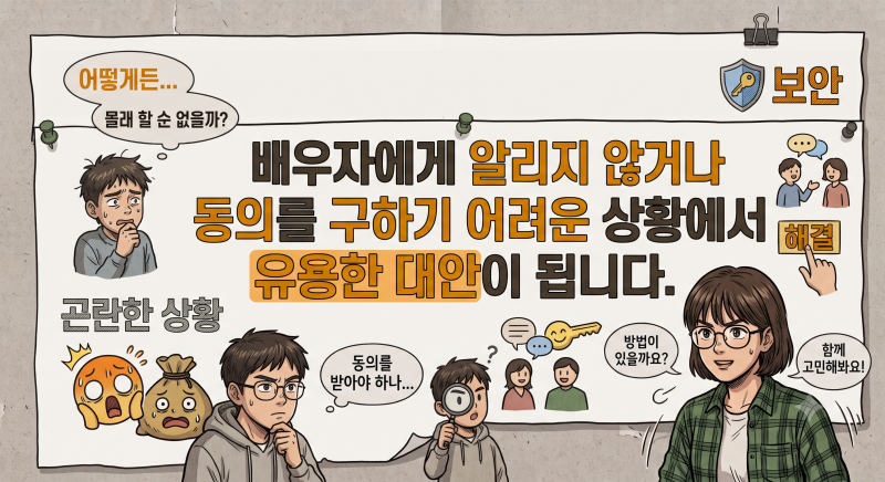 공동명의 아파트추가담보대출 미동의 진행 부부 공동명의는 불가하다?