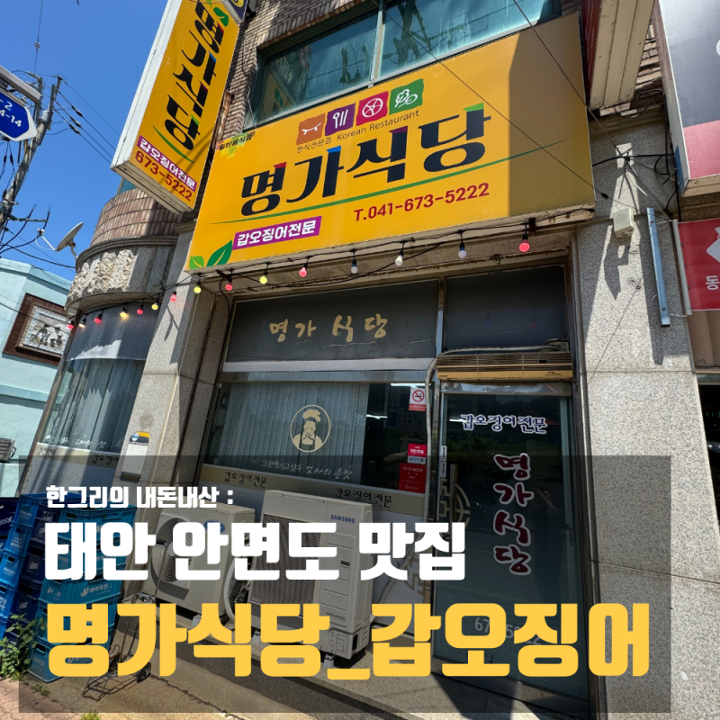 [충남 태안] 안면도 명가식당 갑오징어볶음 현지인 맛집 내돈내산