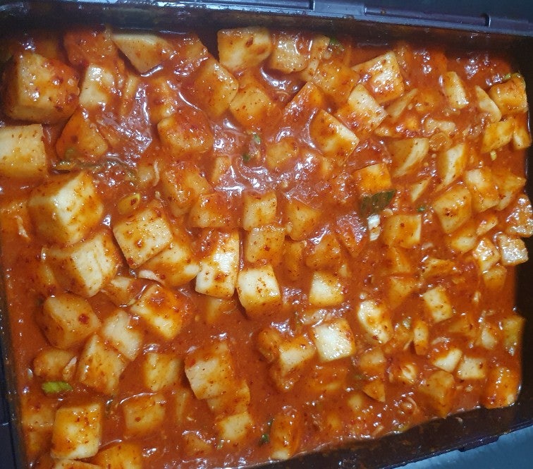 깍두기 담그는법 사골육수 넣은 깍두기 양념 레시피