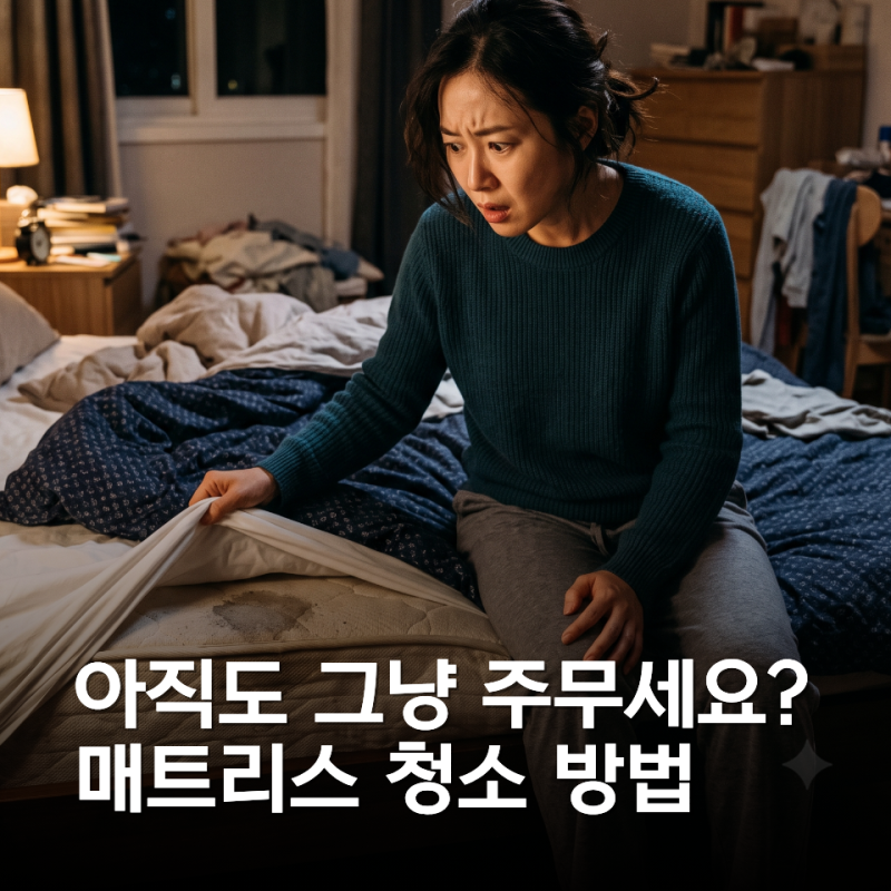 매트리스에 곰팡이 생기기 쉬운 이유, 청소 후 '이것' 필수