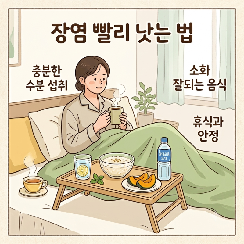 장염 빨리 낫는법, 진짜 효과 좋은 5가지 핵심 방법!