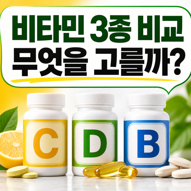 비타민 3종 비교, 오쏘몰·센트룸·고려은단 뭐가 다를까