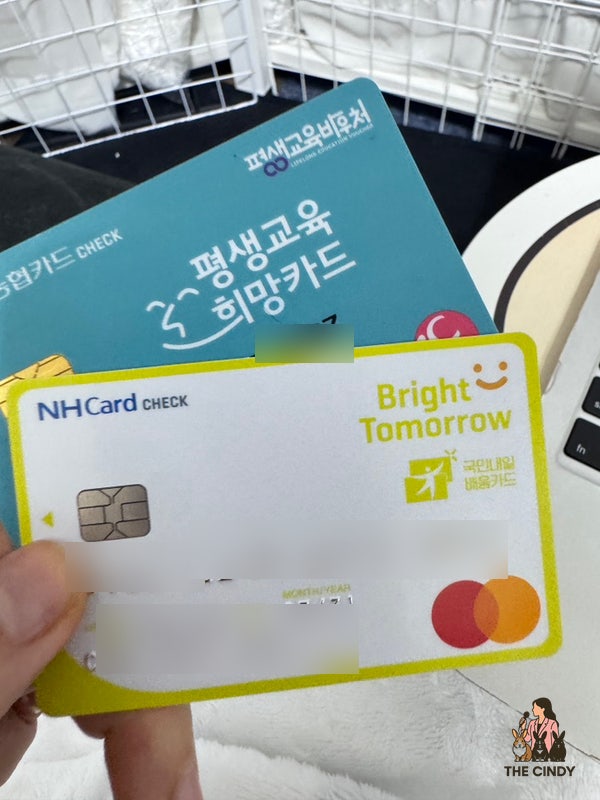 평생교육바우처 카드 계좌 잔액부족 사용불가 BC카드 마스터카드 농협