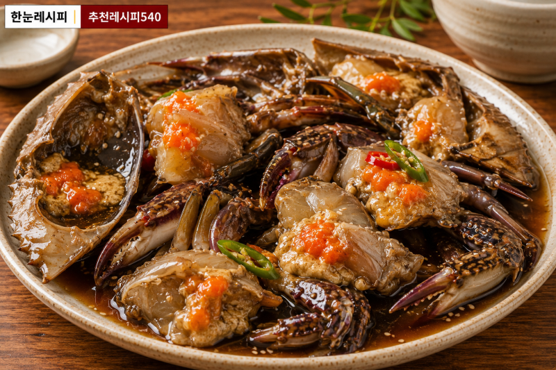 간장게장 양념 비율 이게 맞나요? — 짭짤달콤 황금 레시피