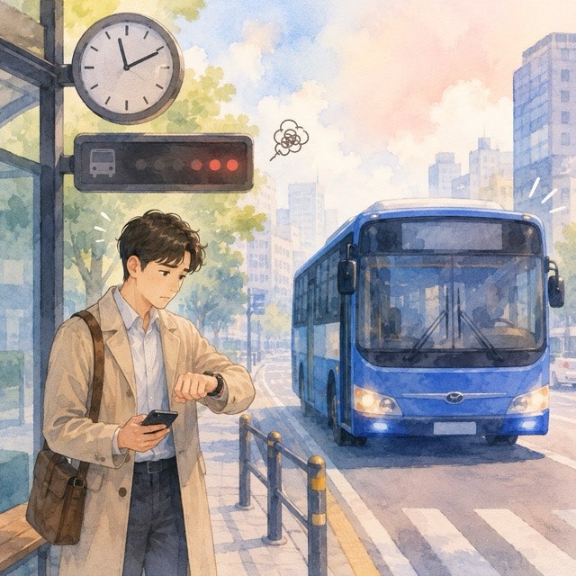 버스가 늦는 꿈 해몽