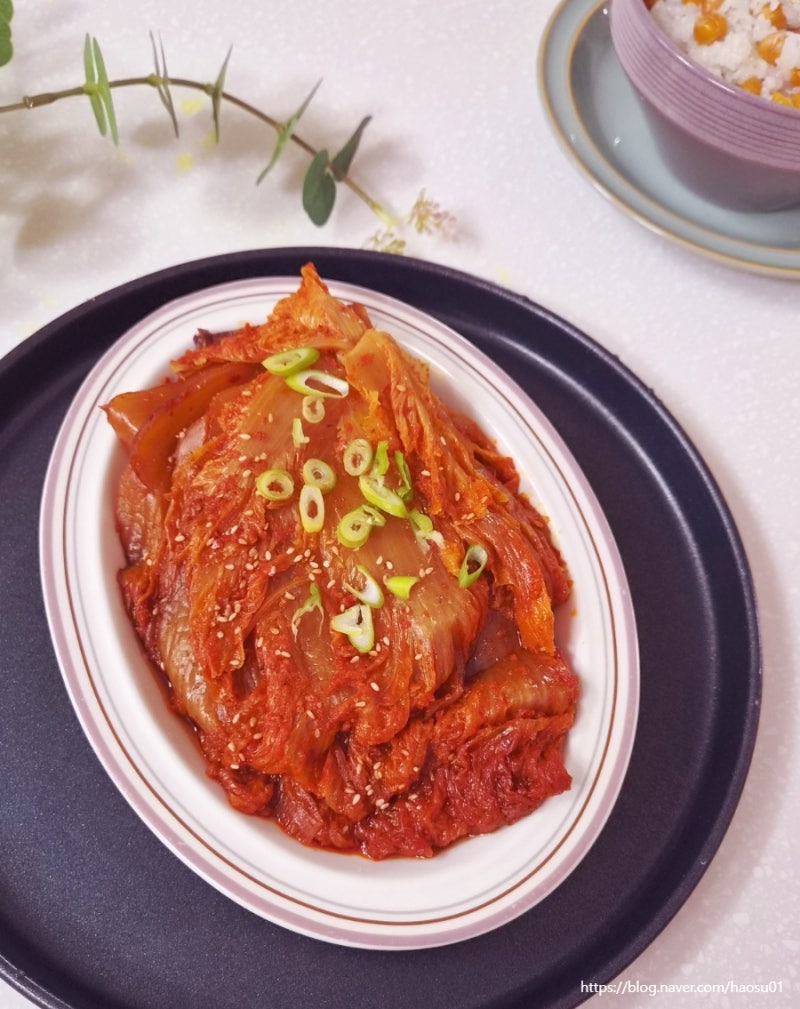 고기없는 김치찜 레시피 이영자 들기름 묵은지 김치찜 요리