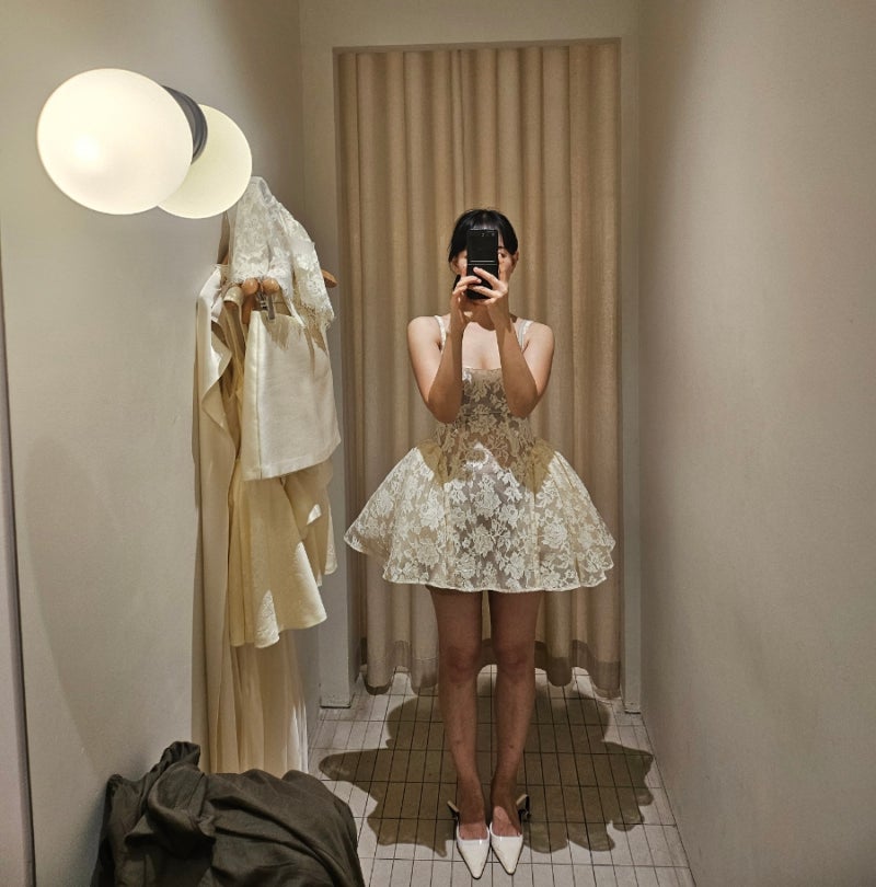 HUONG BOUTIQUE 후엉부티크 드레스 위시리스트 벳남 하노이에서 입어보기