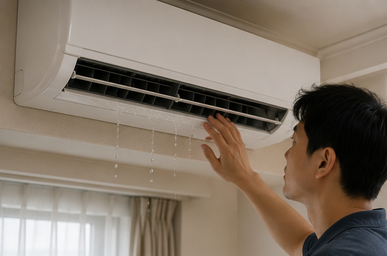 벽걸이 에어컨 물 떨어짐 원인과 배수 호스 셀프 뚫기 해결 방법