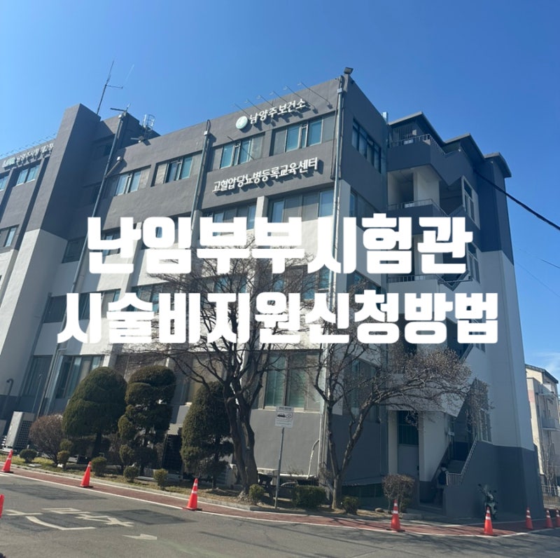 난임부부 시험관 시술비 정부지원 신청방법 법률혼 사실혼 제출서류차이점