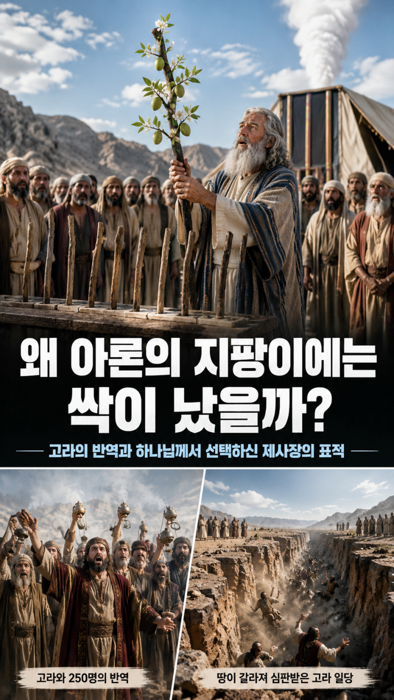 왜 아론의 지팡이에는 싹이 났을까?