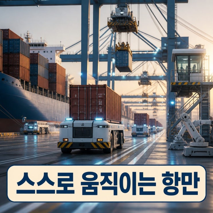 항만이 스스로 움직인다 <b>피지컬 AI 항만</b> 시대 연다