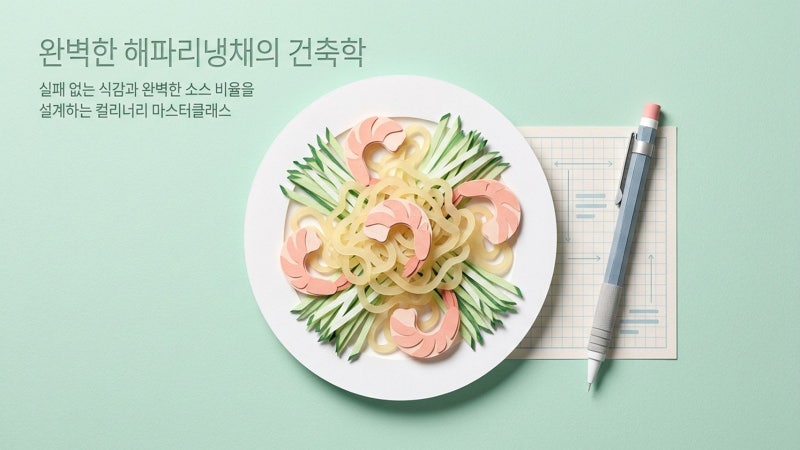해파리 냉채 만들기