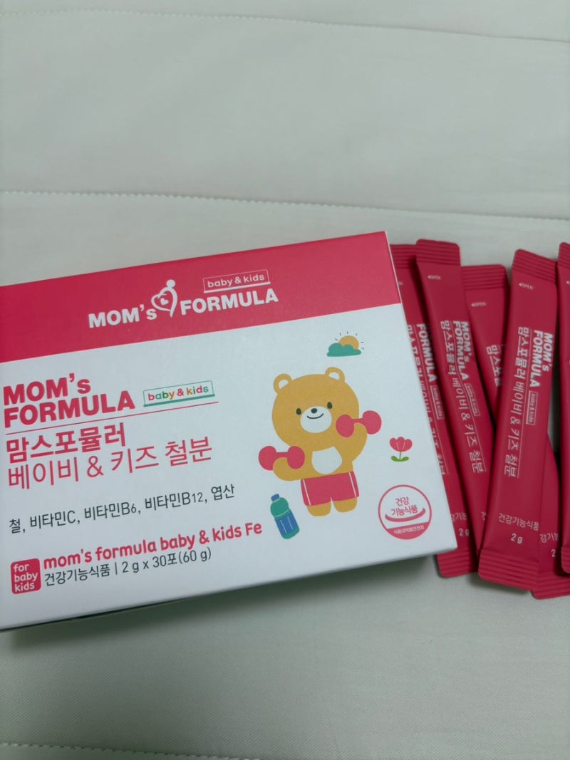 아기 철분제 추천 맘스포뮬러 베이비 키즈 철분