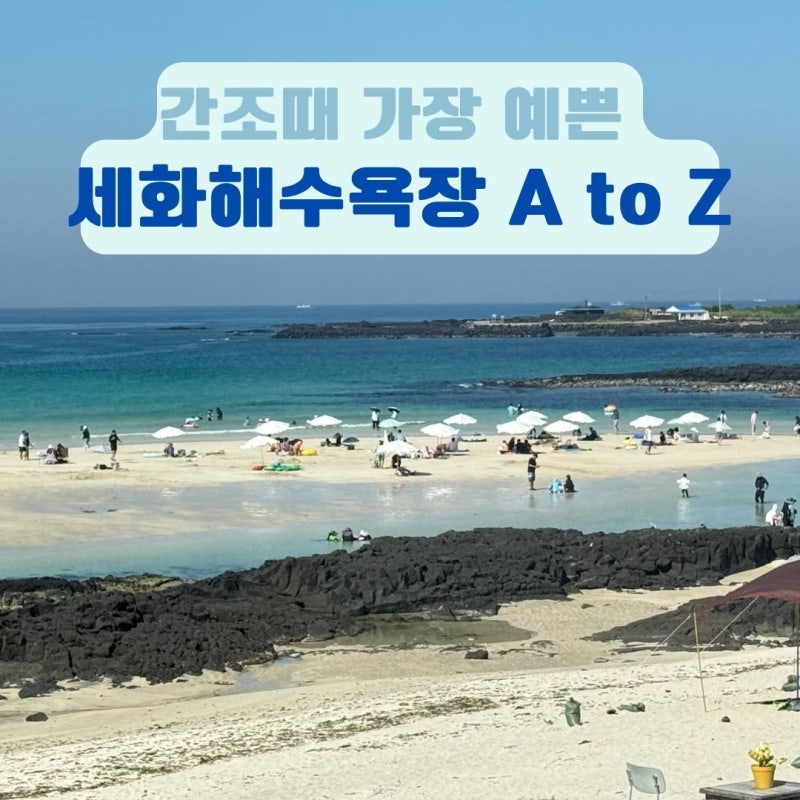 제주 세화해수욕장 물때별 아이랑 물놀이 스노쿨링 팁 샤워 파라솔 개장 등,현지주민이 알려....