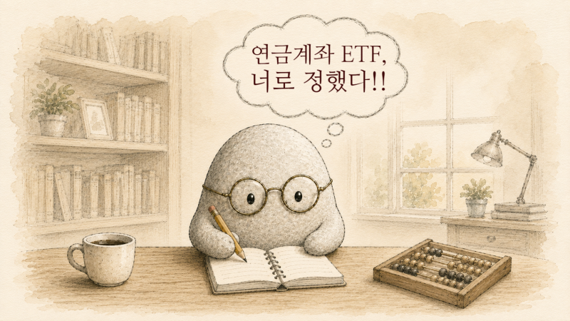 연금저축·IRP 포트폴리오 추천｜ETF 1개·2개로 만드는 법｜절세계좌 이용가이드 ⑥