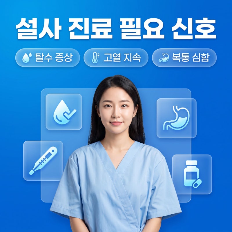 설사 있을 때 진료가 필요한 경우: 언제 병원에 가야 할까?