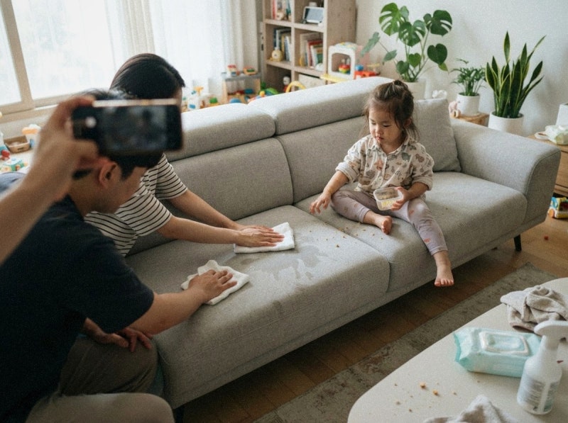 자코모 4인 쇼파, 패브릭과 가죽 중 어떤 선택이 후회 없을까?