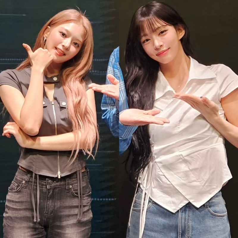 노담 이채영 셔츠 블라우스 이나경 탑