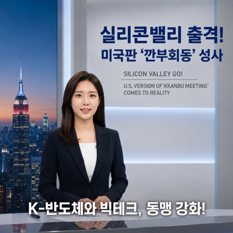 [글로벌 AI 동맹] 실리콘밸리서 펼쳐지는 '미국판 <b>깐부회동</b>', K... 