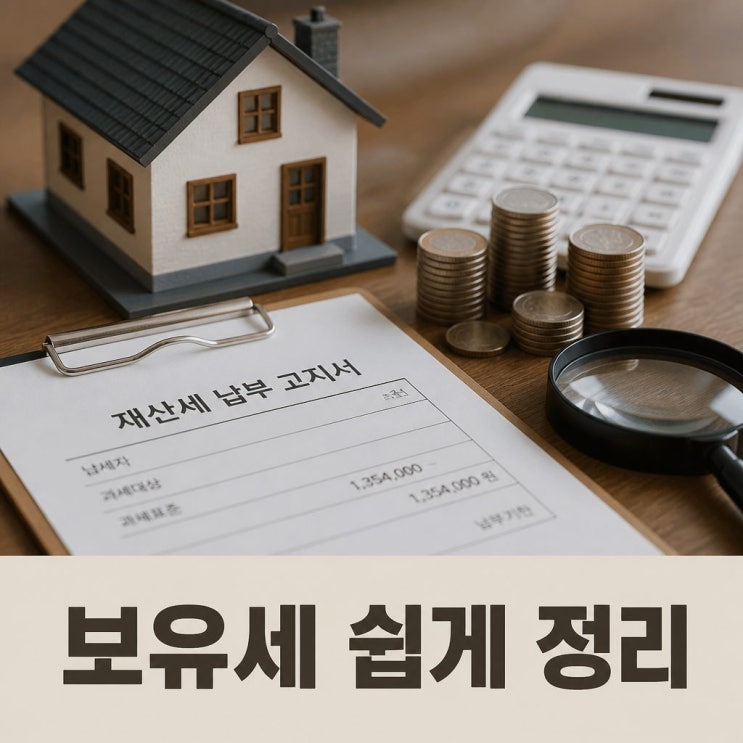 <b>보유세란</b> 뜻과 계산법 한눈에 정리