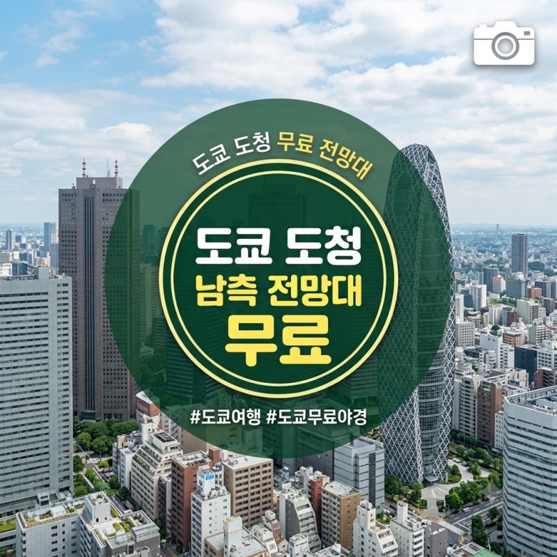 도쿄 :: 도쿄 도청 무료 전망대, 공짜로 보는 도쿄의 멋진 전망