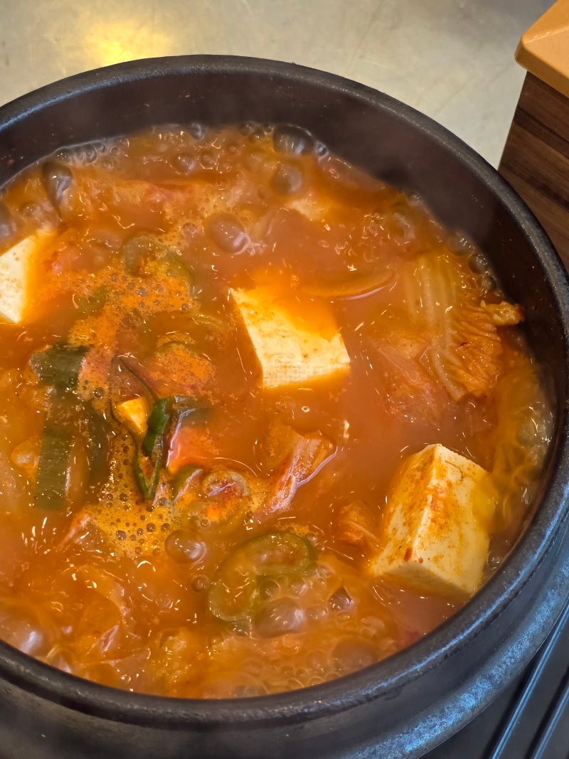 집에서 끓인 초간단 백종원 김치찌개 레시피 후기