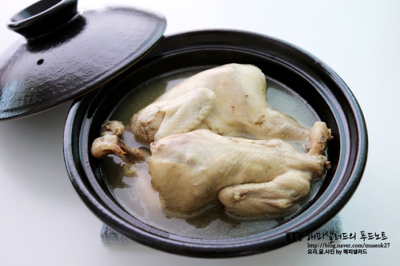 닭백숙 영계백숙 능이버섯백숙 만들기