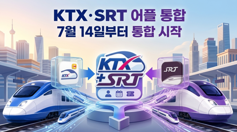 KTX·SRT 통합앱 8월 출시, 지금 알아둬야 할 것 총정리 (통합회원 전환 방법 포함)