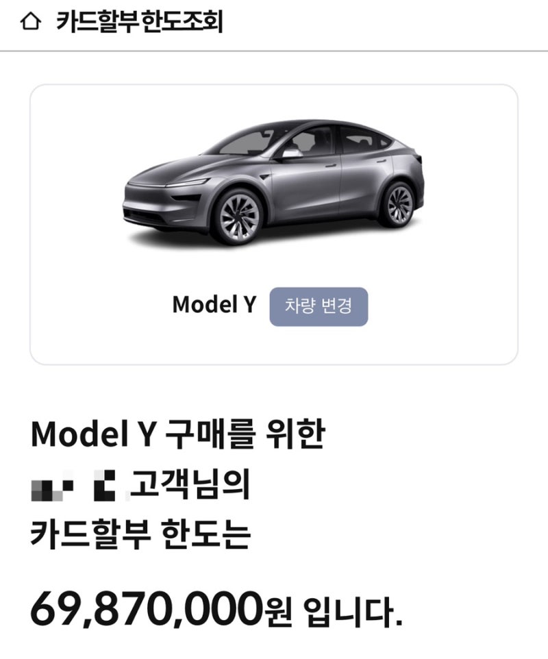 Tesla 결제 방법(삼성카드 다이렉트 오토 결제 후기) Tesla 차량 구매기 3