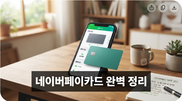 네이버페이 카드 혜택 비교 및 등록 해제법