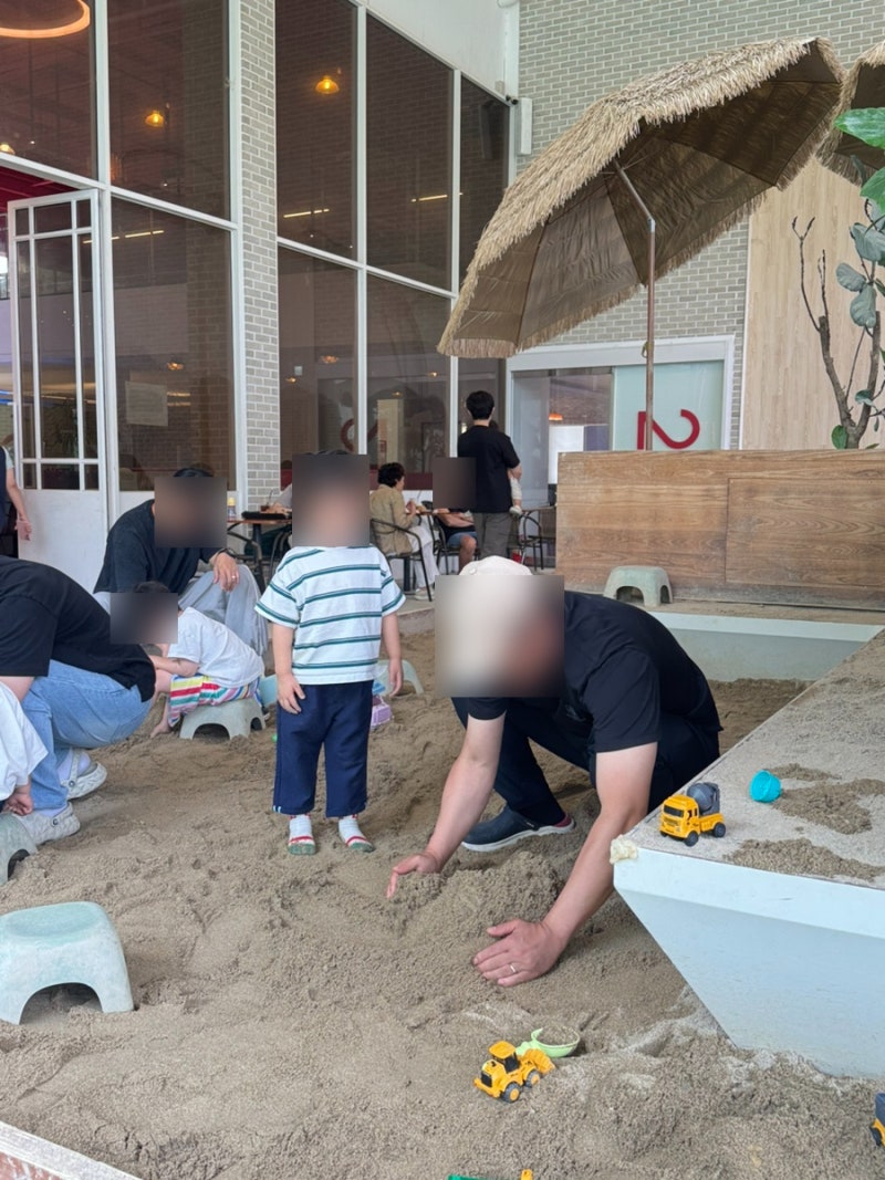 용인 동탄 34개월 아기랑 어반리ST 동탄점 모래놀이 카페